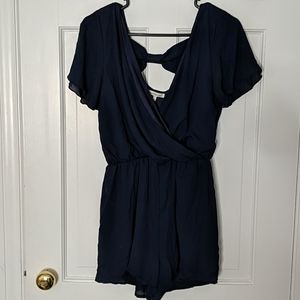 Navy romper